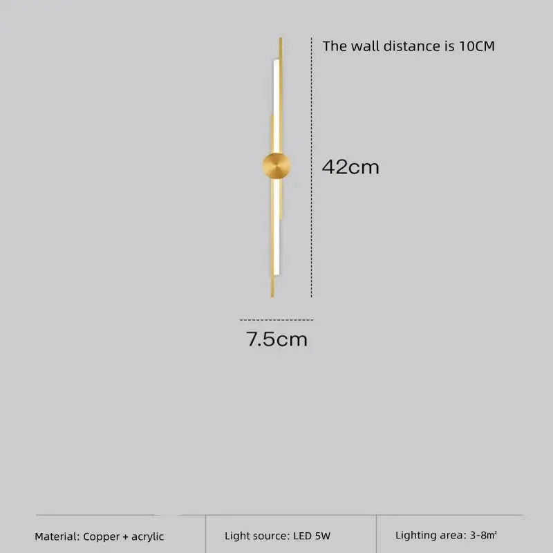 Copper Designer Wall Lamp ChandeliersLife®