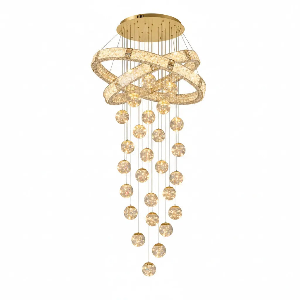 Modern Home Decor Led Staircase Chandeliers ChandeliersLife®