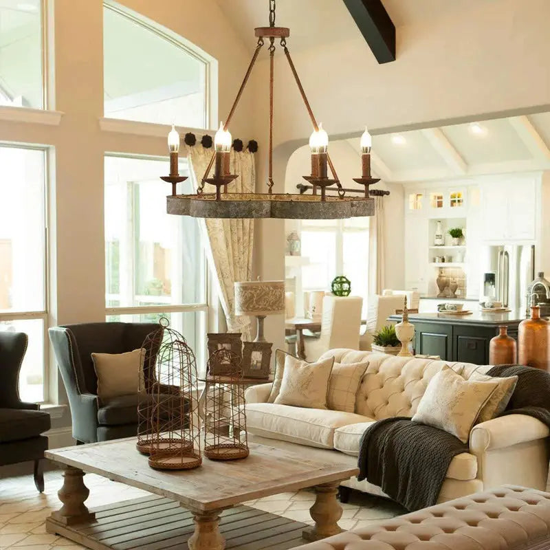 American Countryside Solid Wood Chandelier ChandeliersLife®