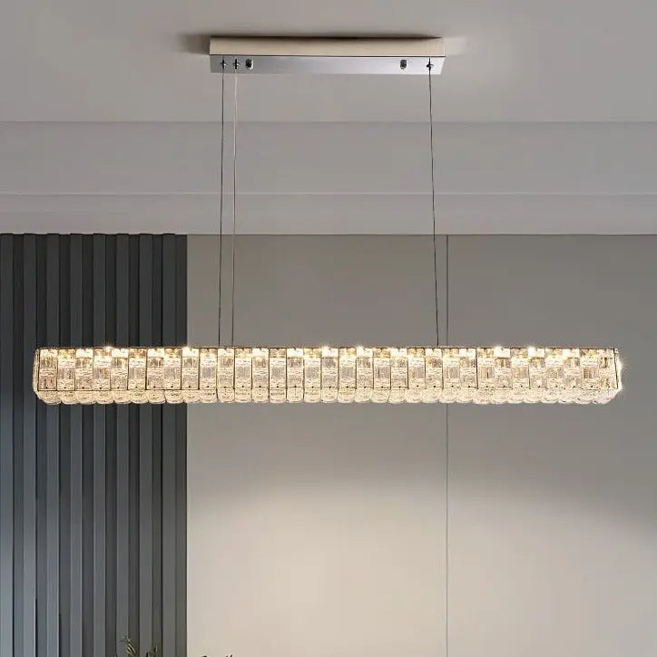 Crystal Oval Design LED Chandelier