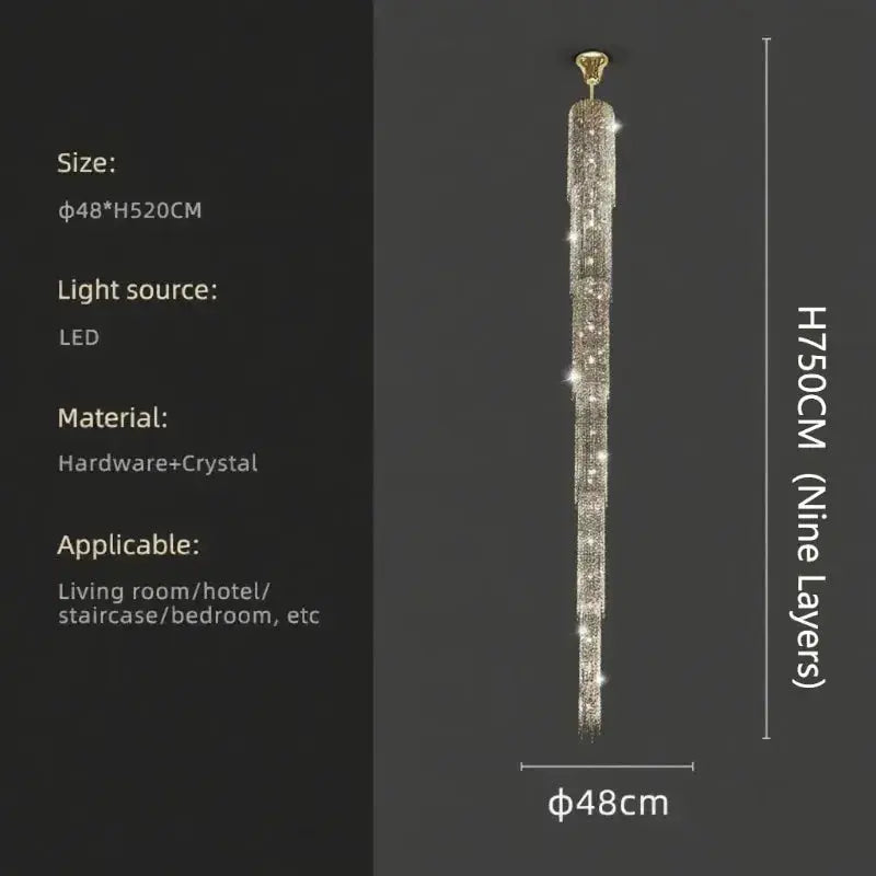 Luxury High Ceiling Chandelier ChandeliersLife®