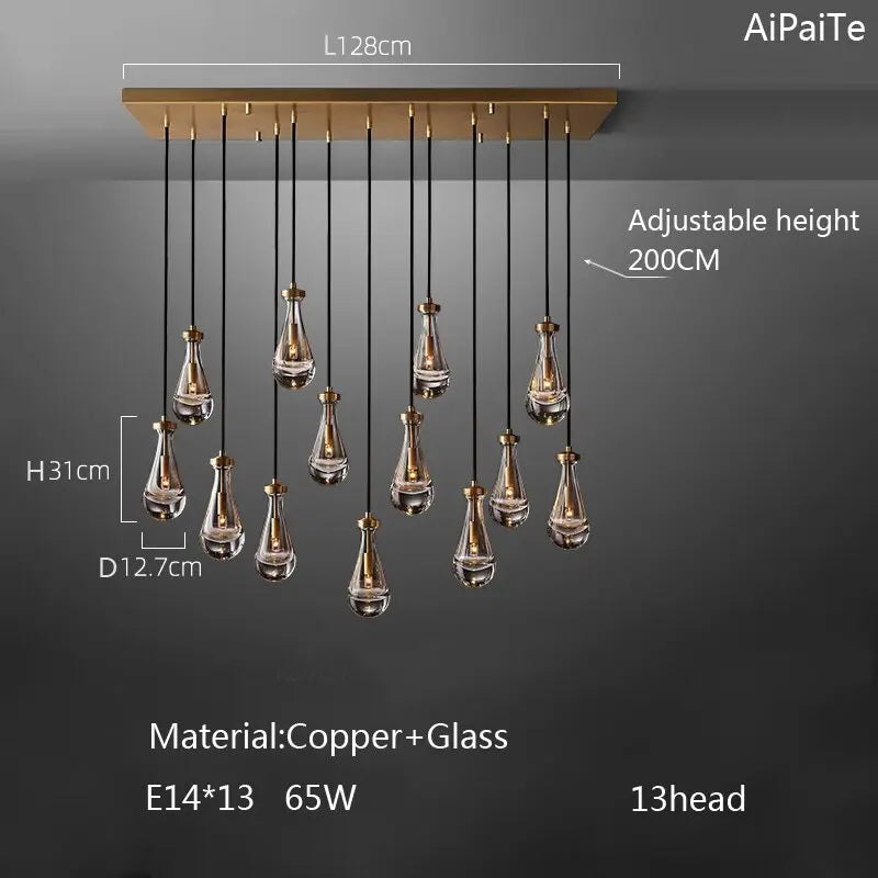 Post-Modern Teardrop Chandelier ChandeliersLife®