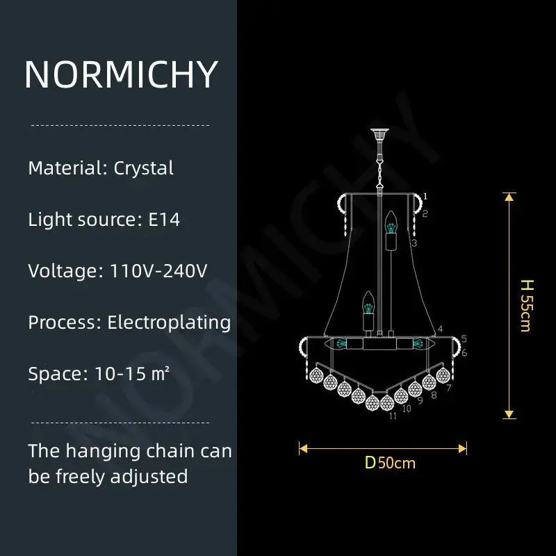 Elegant Crystal Chandelier