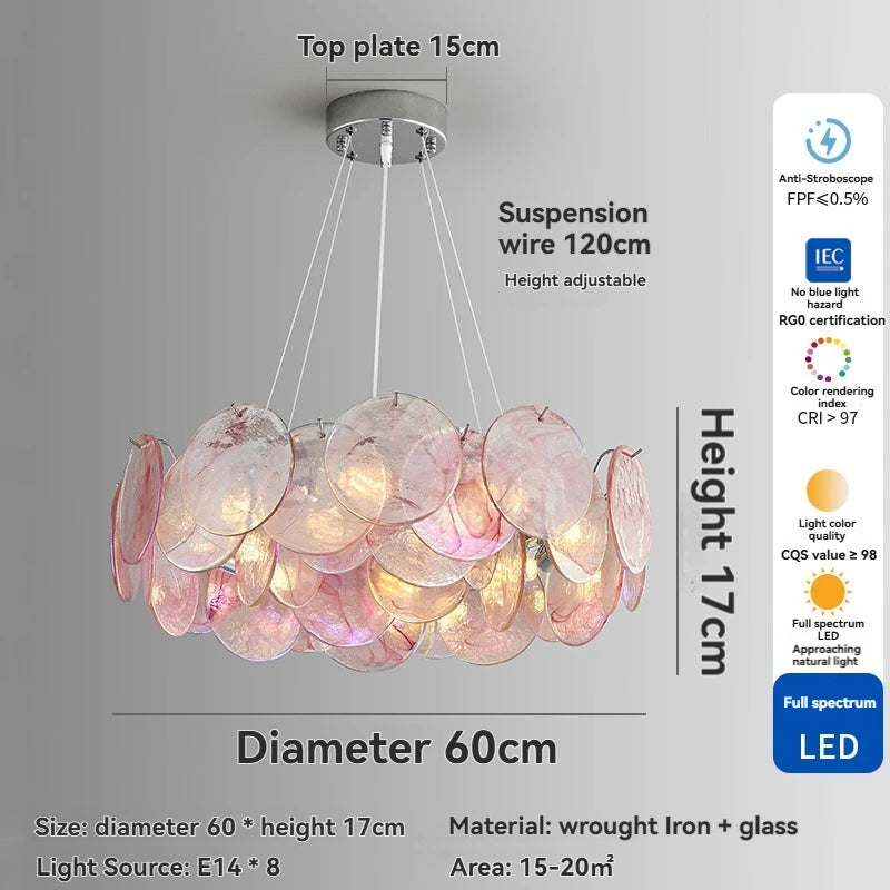 Verdeva Murano-inspired Coloured Glass chandelier, product gallery image 10 of 15