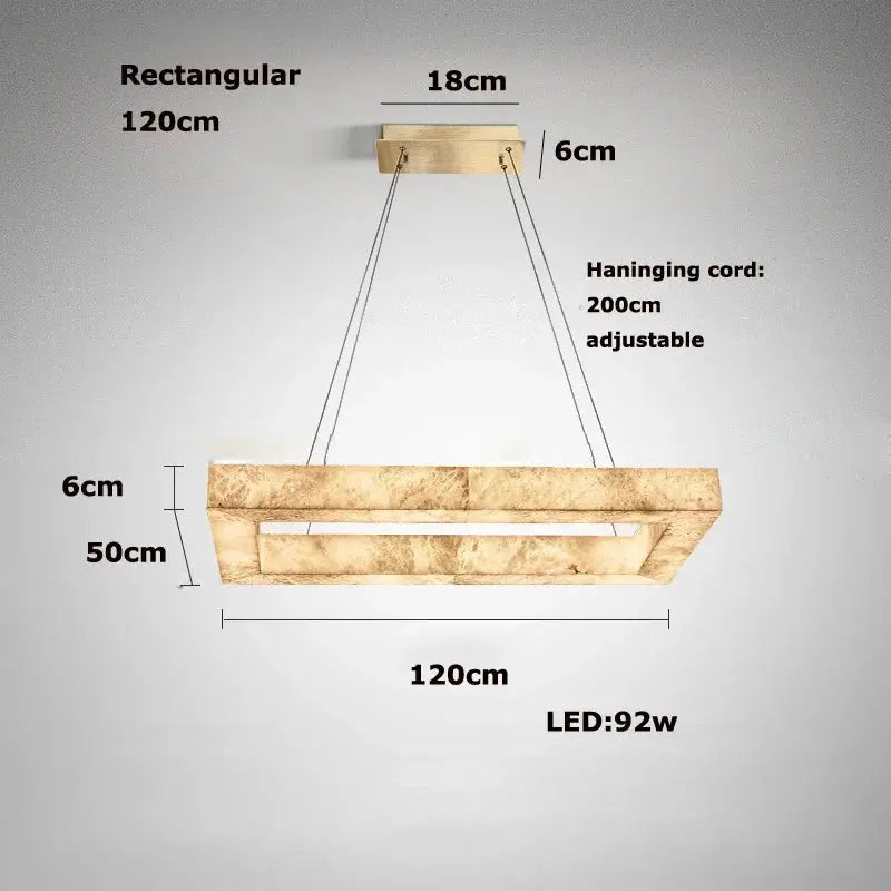 Luxury Marble Lighting Square Chandeliers ChandeliersLife®