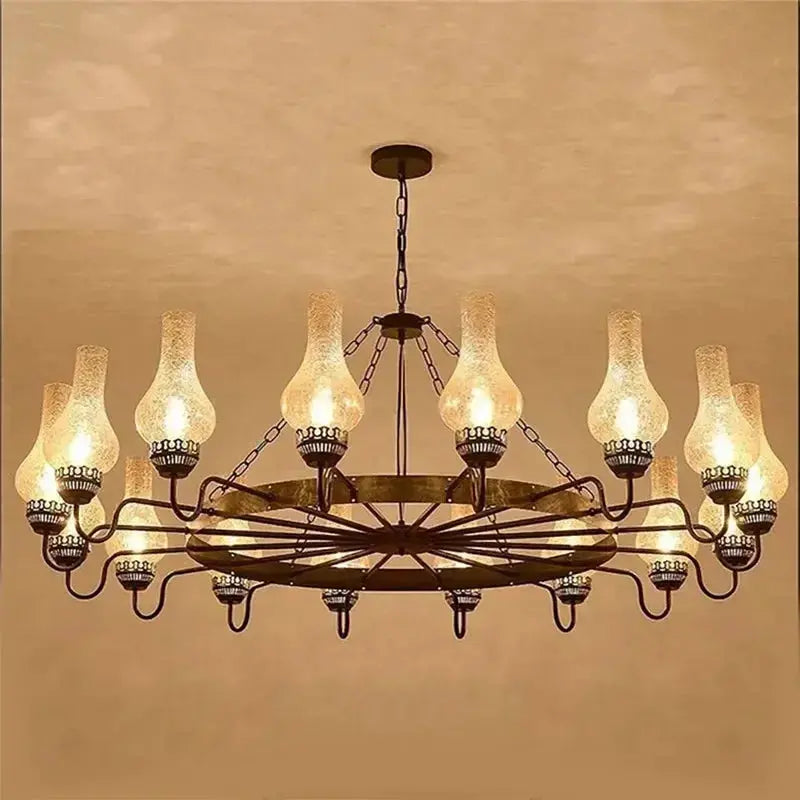 Industrial Retro Decor Chandelier ChandeliersLife®