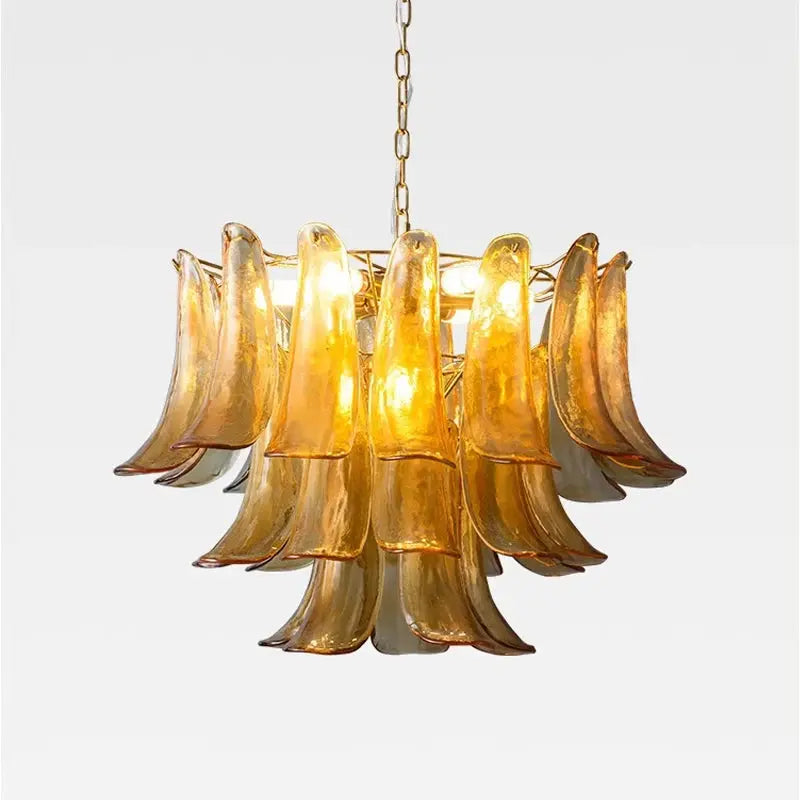 Virello Designer Amber Glass Pendant Light