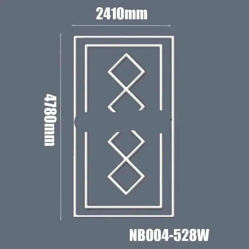 Hexagon Ceiling Light for Car Showroom Workshop ChandeliersLife®