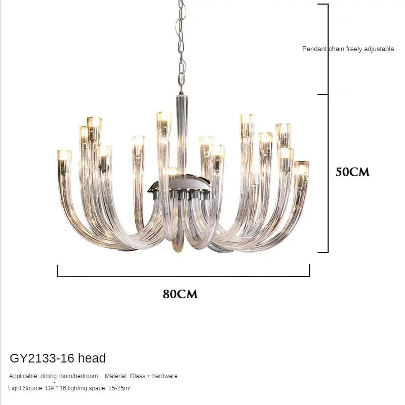 U Shaped Chandelier Italian Designer ChandeliersLife®