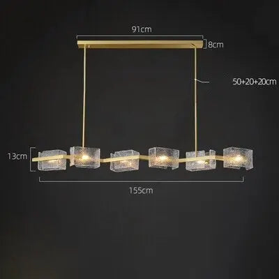 Water Ripple Handmade Glass Chandelier ChandeliersLife®