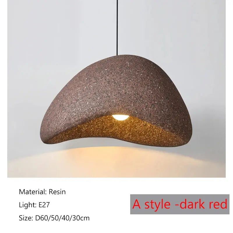 2025 New Model Wabi Sabi Pendant Lamp Living Room Dining Table Bedroom LED Ceiling Chandelier Light Home Decor E27 Hanging Lamp ChandeliersLife®