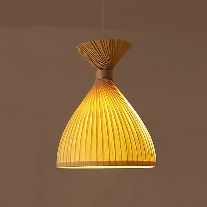 Japanese Wabi-sabi Wooden Pendant Light ChandeliersLife®