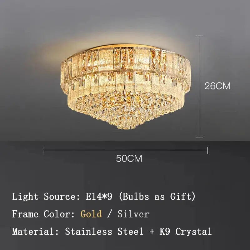 Luxury Crystal New Ceiling Lamp