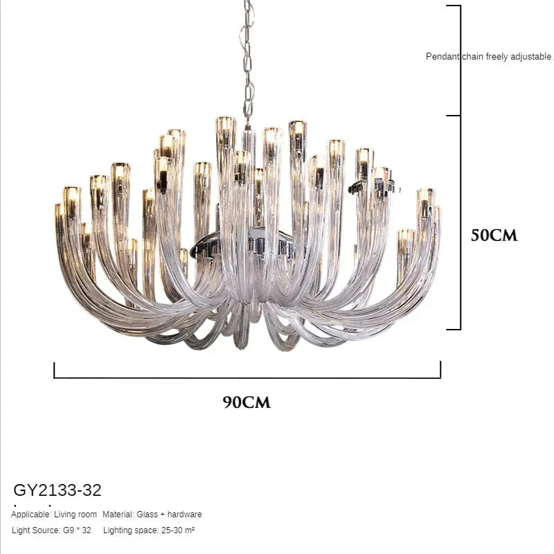 U Shaped Chandelier Italian Designer ChandeliersLife®