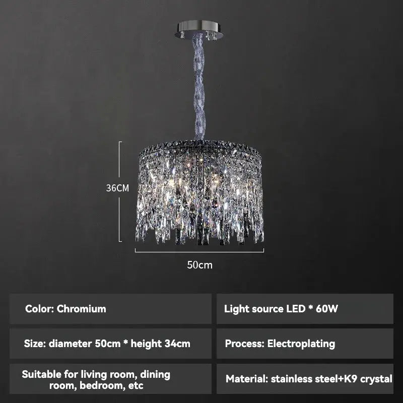Milan Luxury Crystal Chandelier ChandeliersLife®