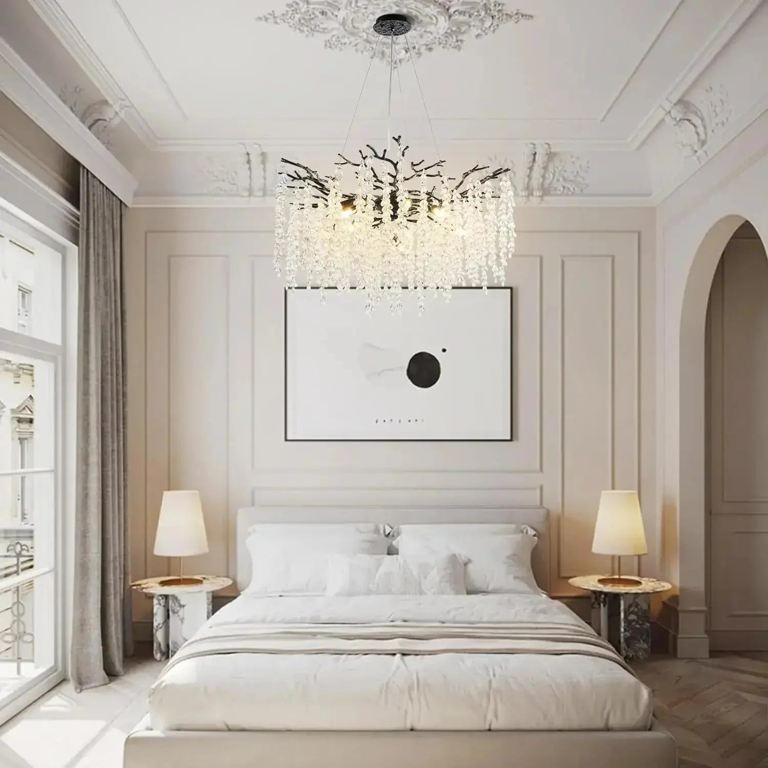 Luxury Crystal Chandelier Lighting Black Gold Chrome ChandeliersLife®