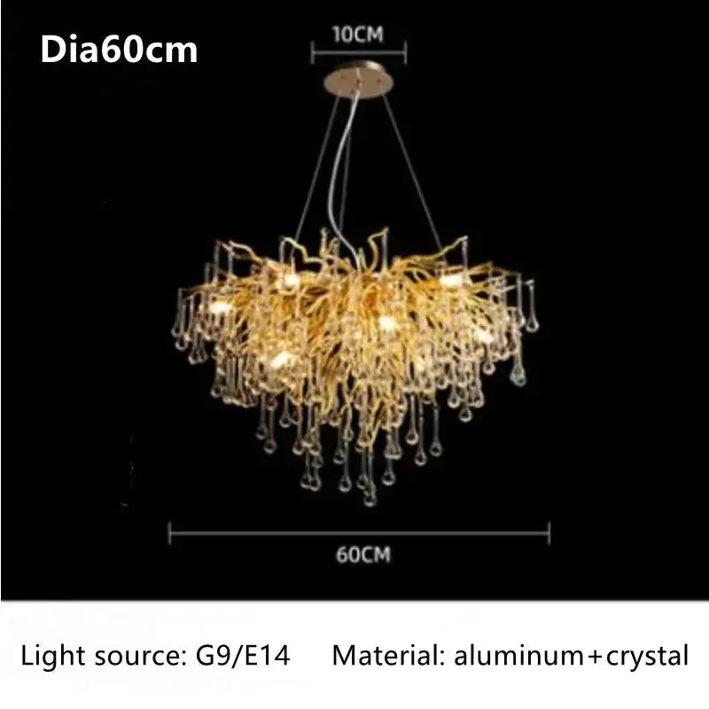 Unique Luxury Crystal Ceiling Chandelier ChandeliersLife®