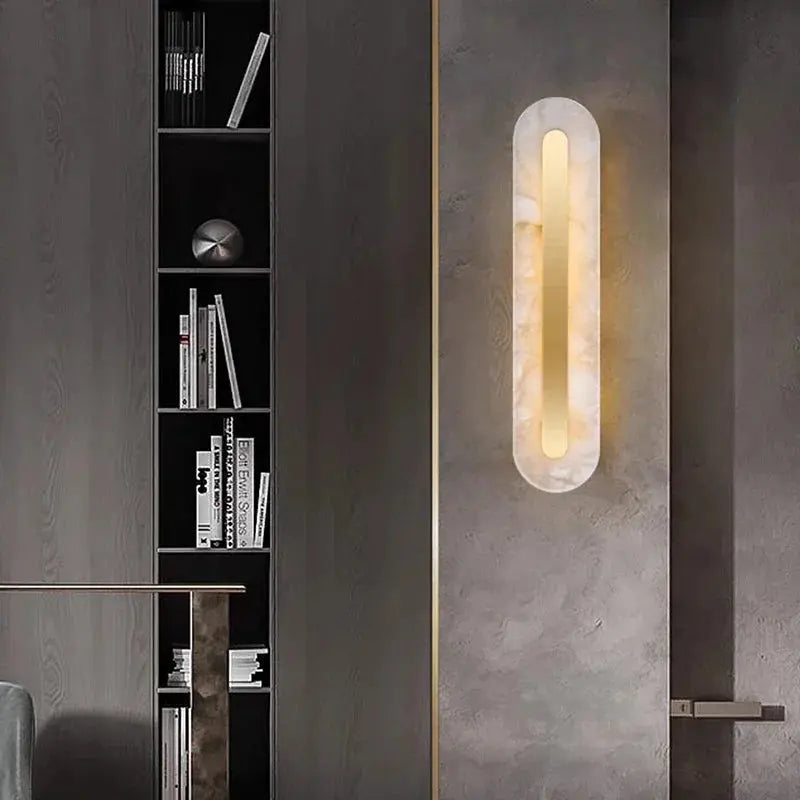 Gold Marble Wall Bedroom Lamp