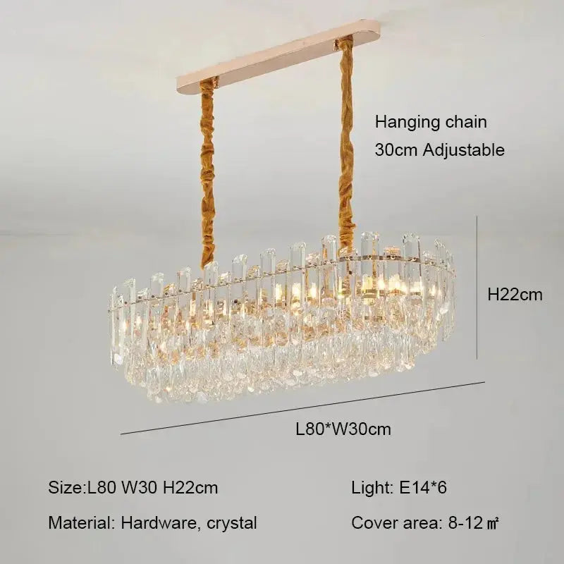 Modern Luxury Crystal E14 Chandeliers ChandeliersLife®