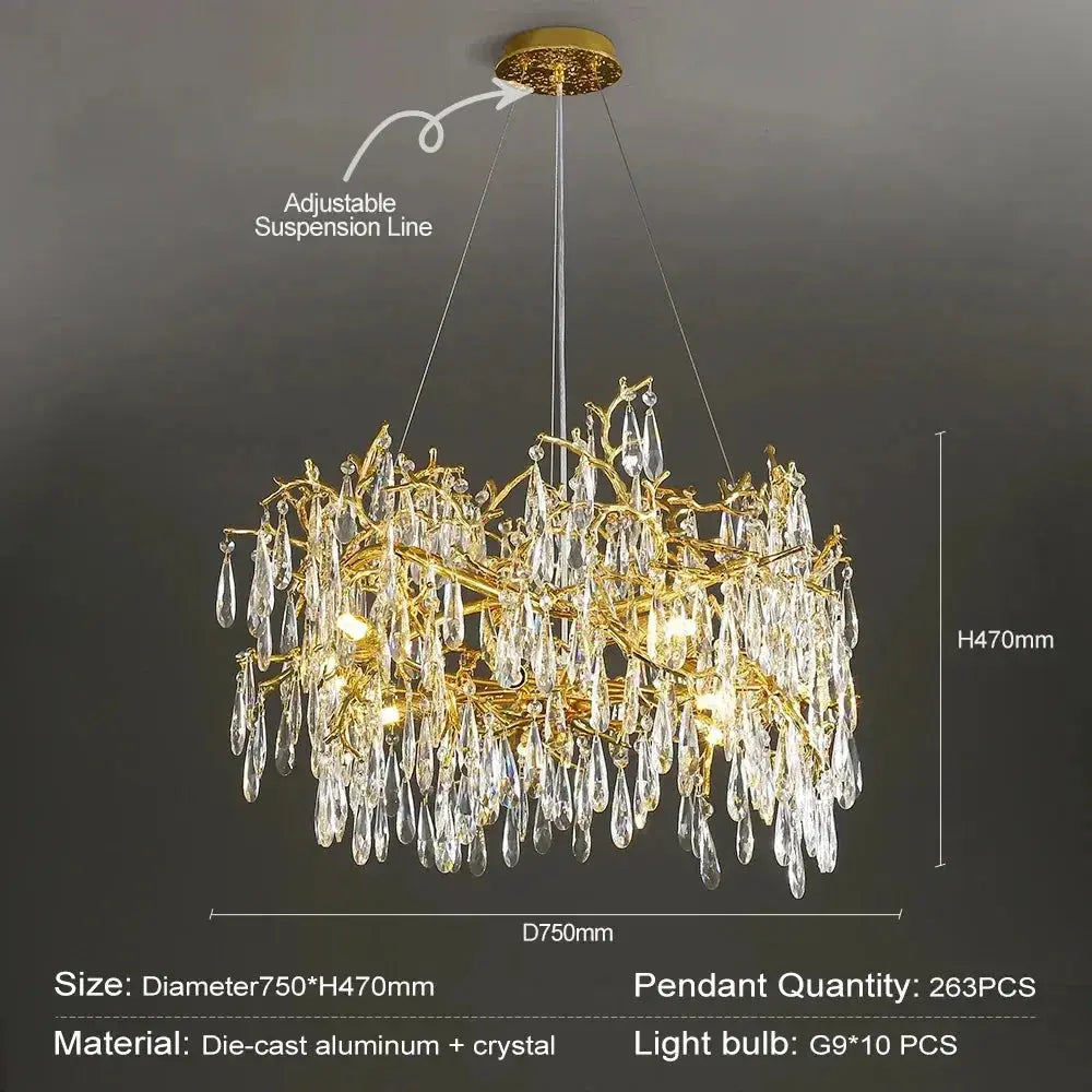 Luxury Modern Raindrop Chandeliers