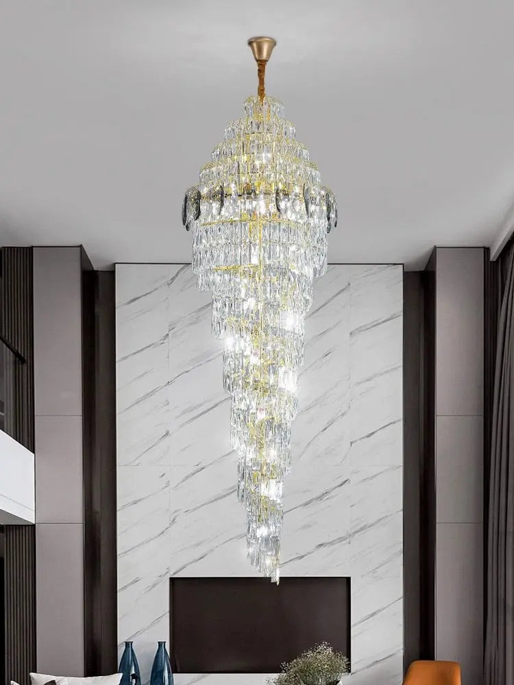 Luxury High Ceiling Long Chandelier ChandeliersLife®