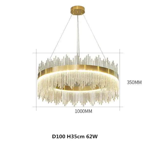 Modern LED Chandelier Dimmable