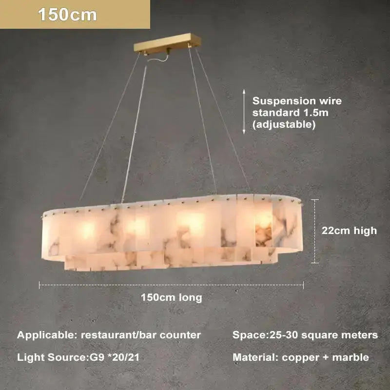 Luxury Nordic Natural Marble Chandelier ChandeliersLife®