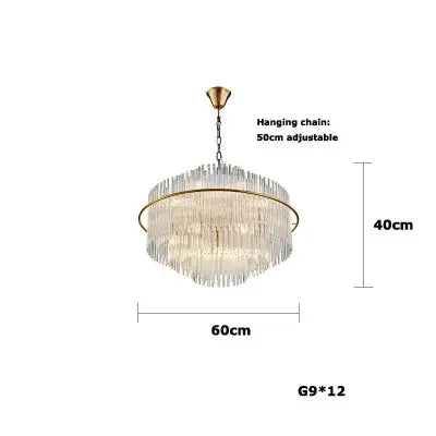 Crystal Designer Oval Round Chandelier ChandeliersLife®
