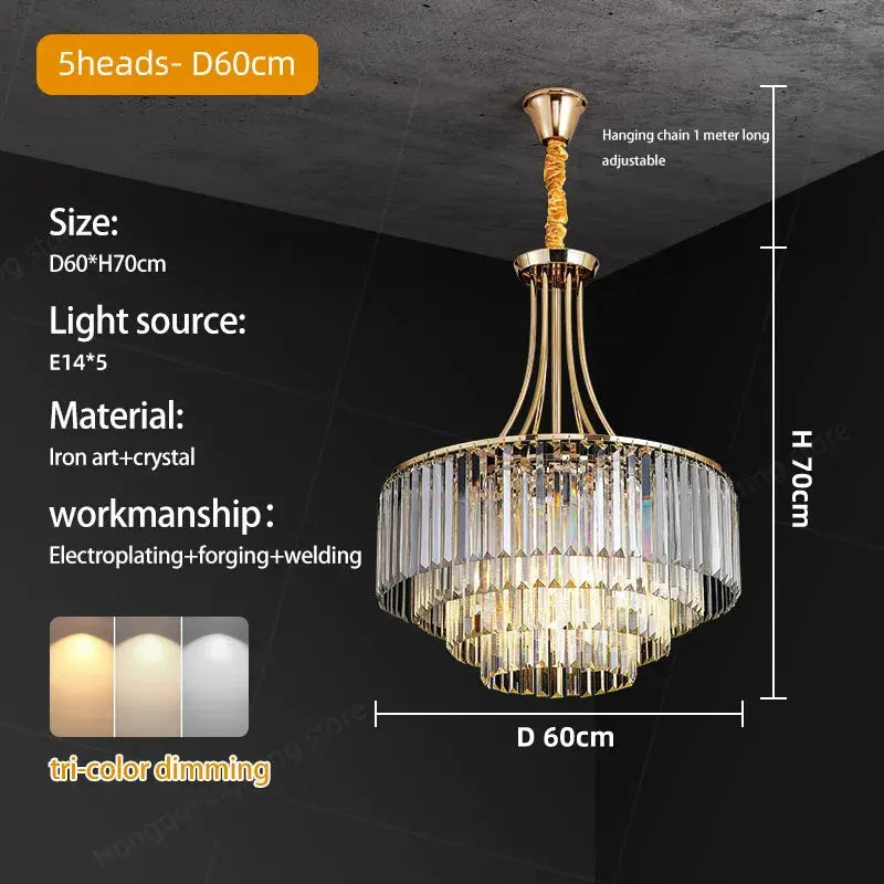 Indoor Living Room Hanging Chandelier ChandeliersLife®