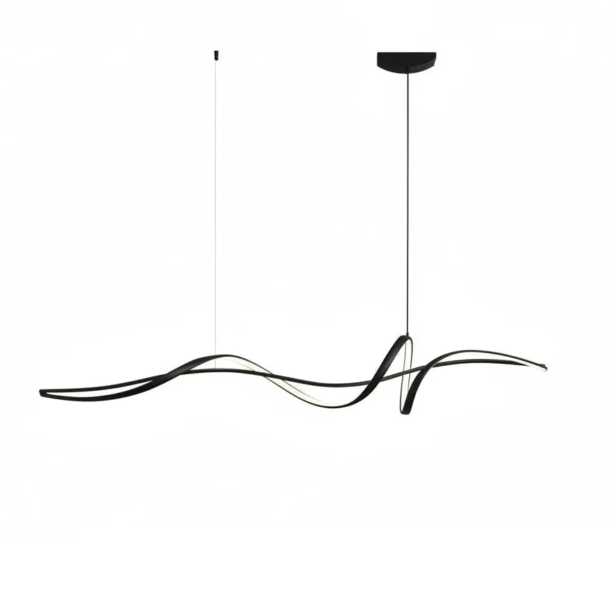 Ribbon Shape Design Dining Island LED Chandelier