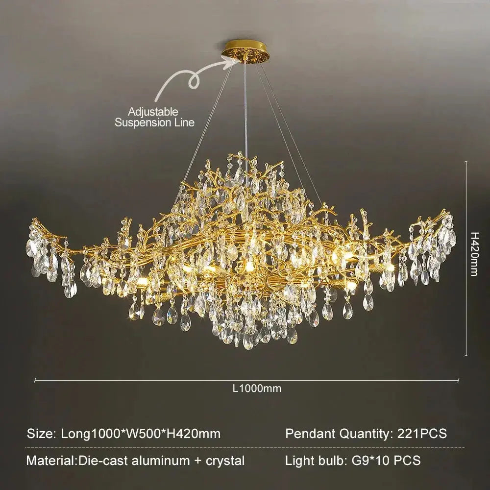 Luxury Modern Raindrop Chandeliers