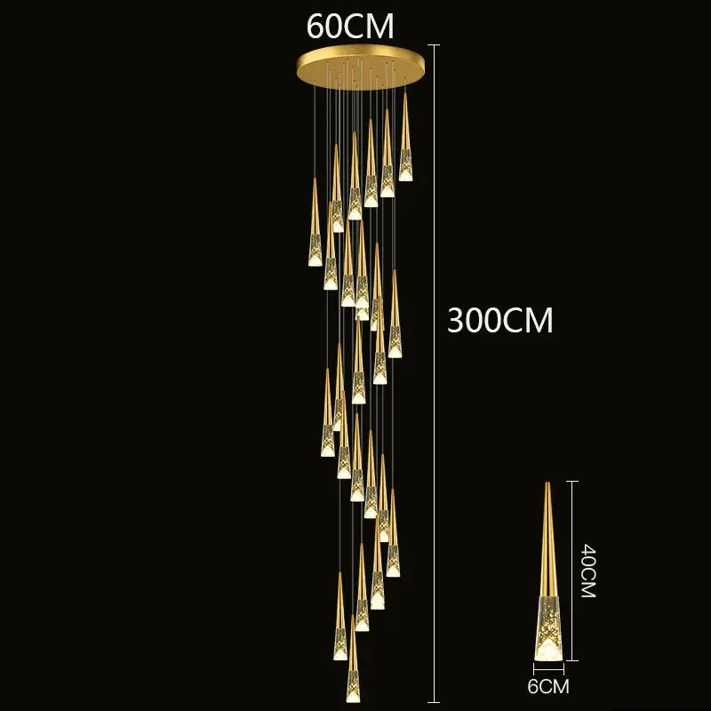 Modern Dome Decoration Stair Pendant Lamp ChandeliersLife®