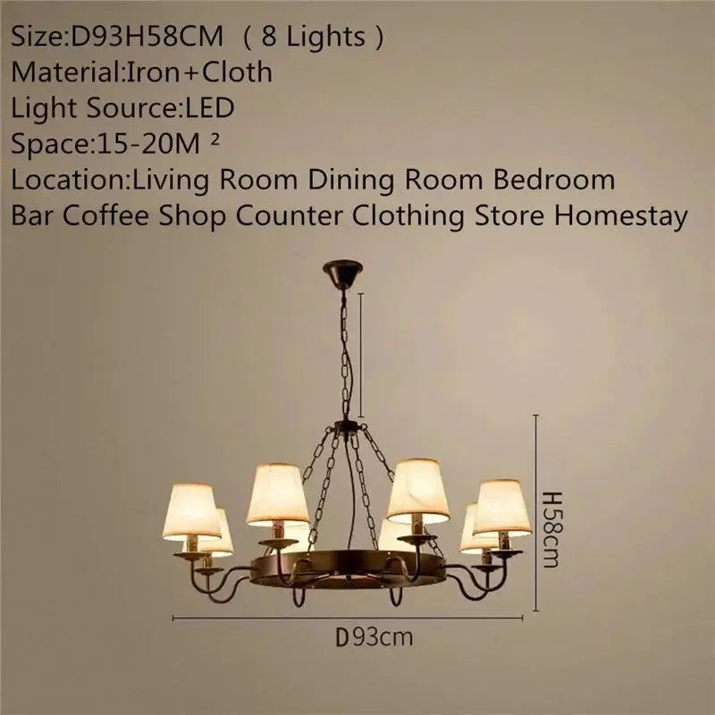 Industrial Retro Decor Chandelier ChandeliersLife®