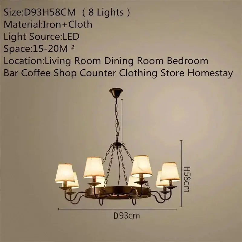Industrial Retro Decor Chandelier ChandeliersLife®