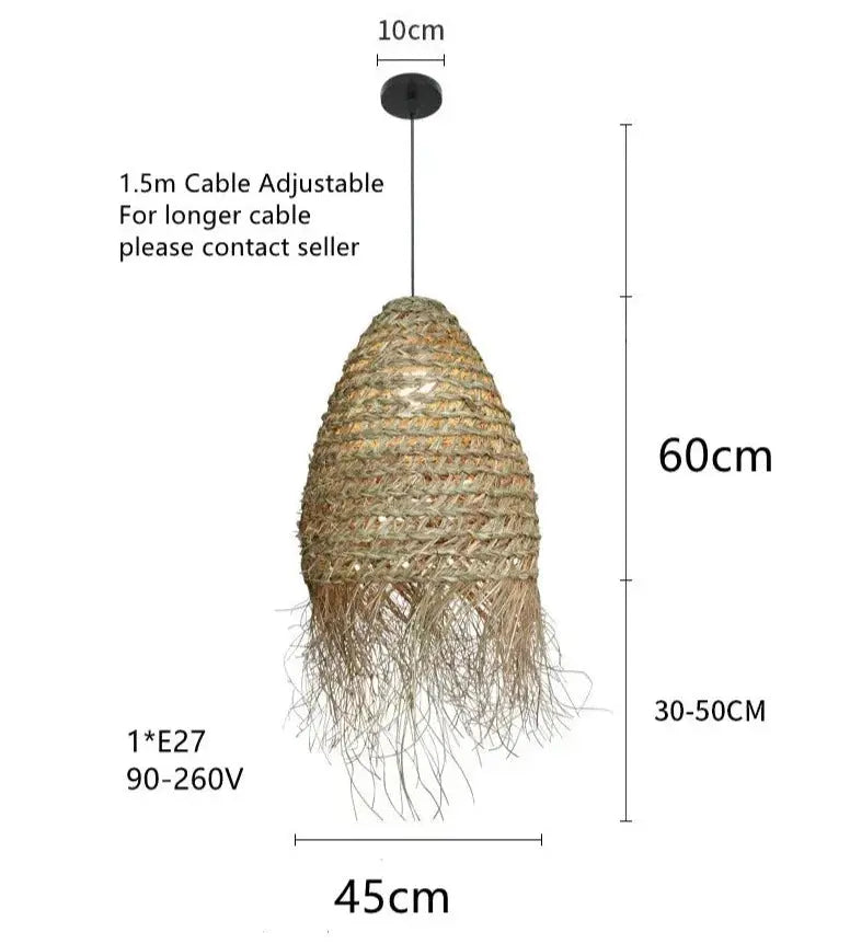 Creative Rattan Pendant Unique Lamps ChandeliersLife®