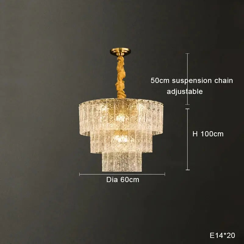 Creative Glass New Postmodern Chandelier