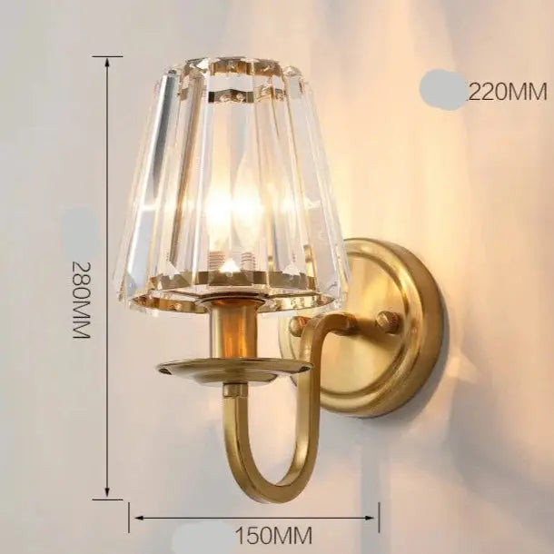 Nordic Crystal Iron Wall Lamp ChandeliersLife®