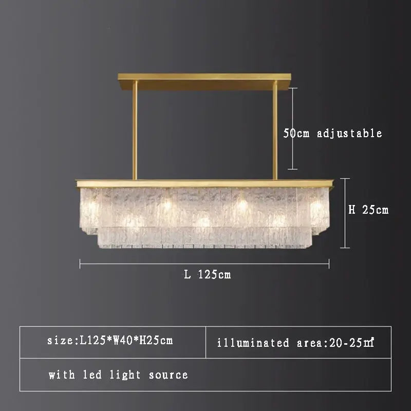 Creative Glass New Postmodern Chandelier