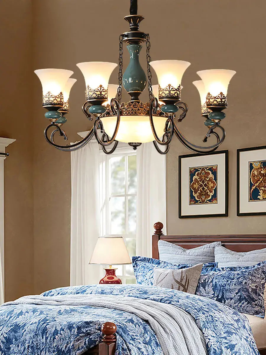 Retro Ceramic Chandelier ChandeliersLife®