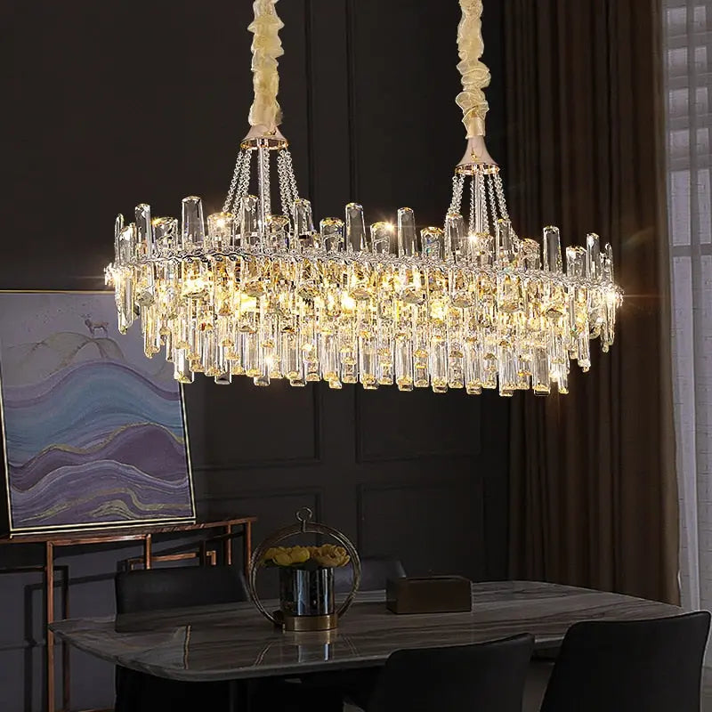 New Modern Light Crystal Chandelier ChandeliersLife®