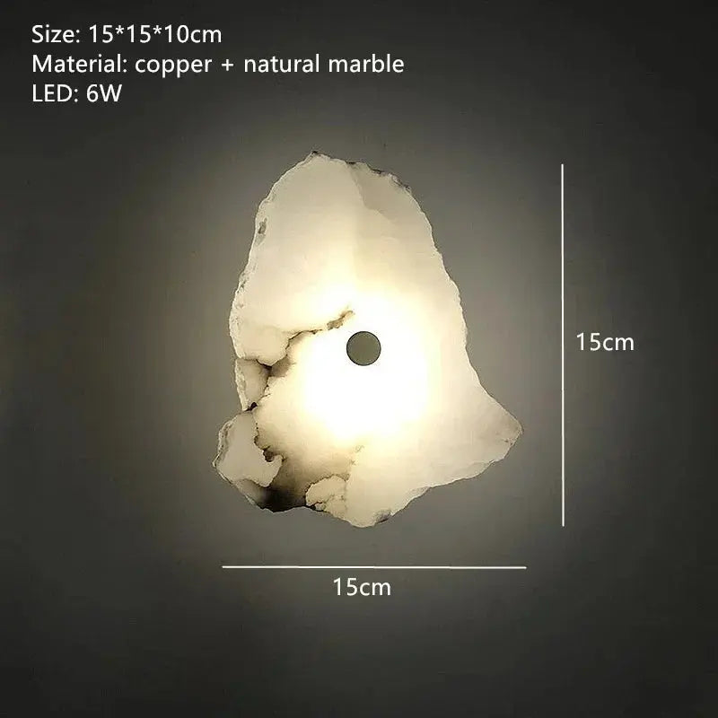 Round Ceiling Marble Wall Lights ChandeliersLife®