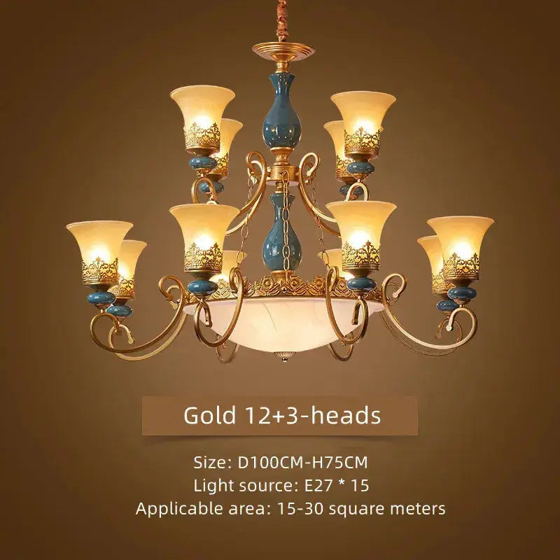 Retro Ceramic Chandelier ChandeliersLife®