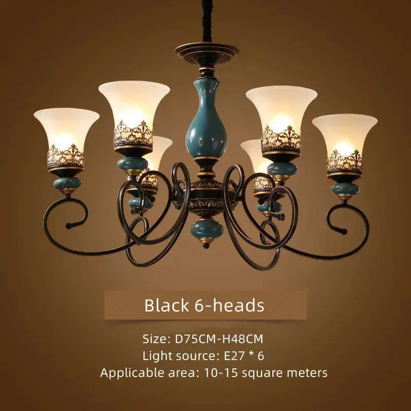 Retro Ceramic Chandelier ChandeliersLife®