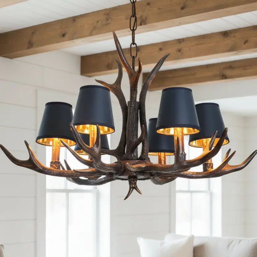 Retro Antler Chandelier ChandeliersLife®