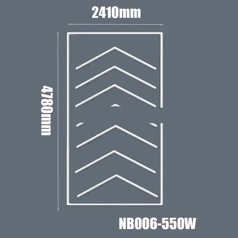 Hexagon Ceiling Light for Car Showroom Workshop ChandeliersLife®