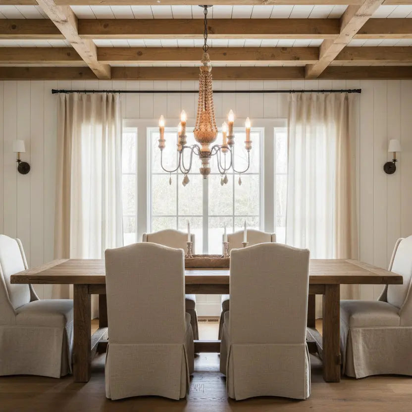 Wooden Farmhouse Chandelier ChandeliersLife®