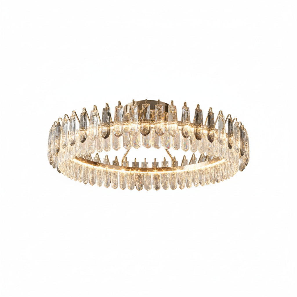 Crystal Modern Gold Lustres ChandeliersLife®