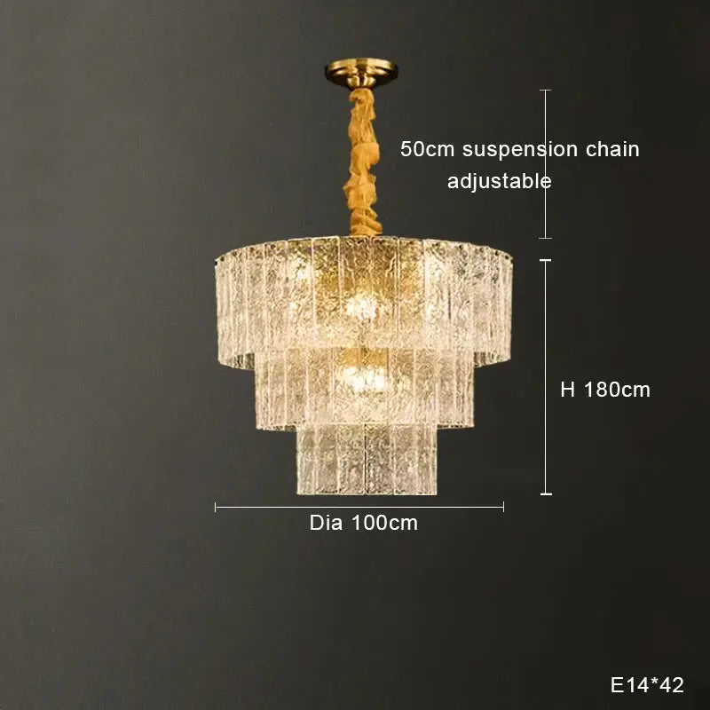 Creative Glass New Postmodern Chandelier