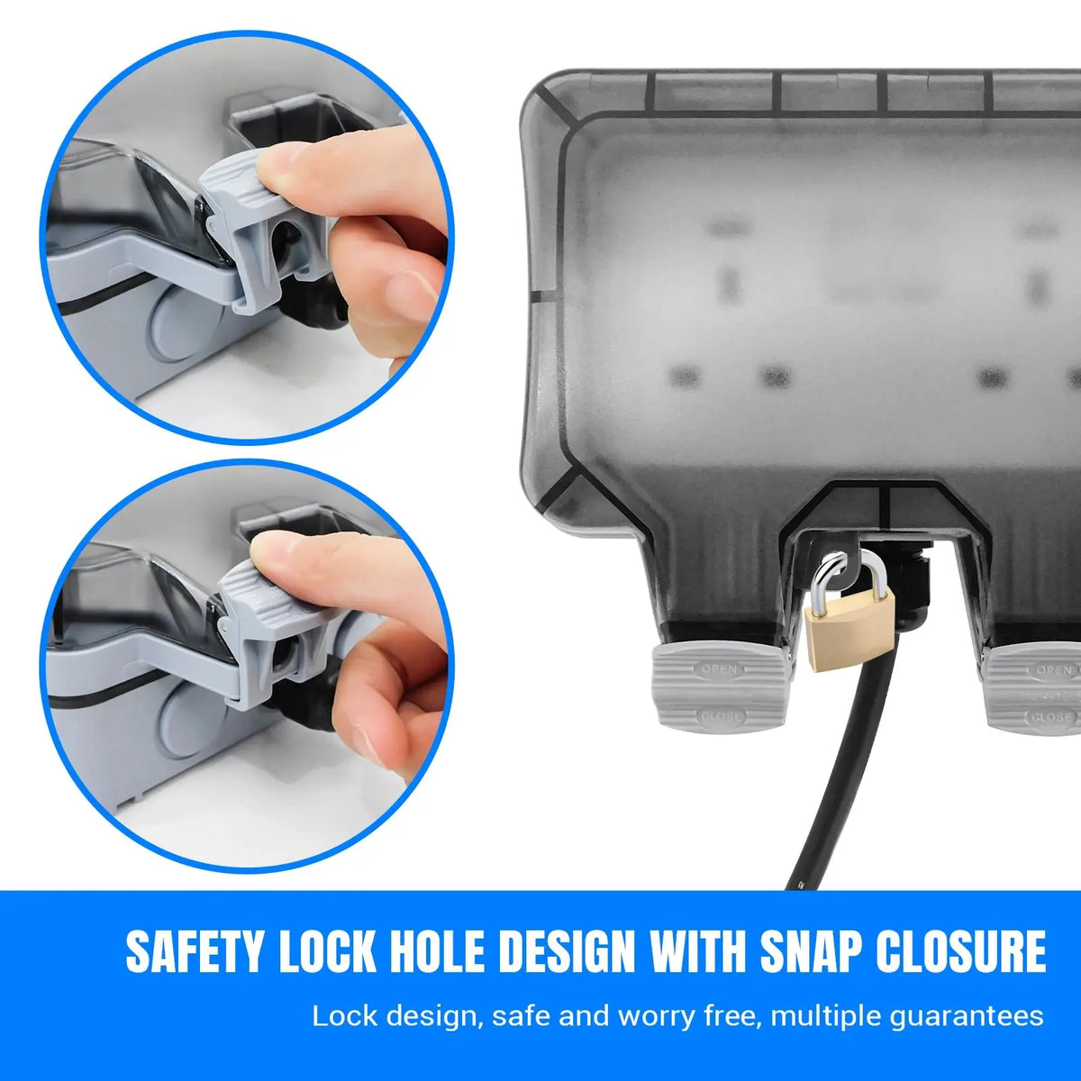 Outdoor Power Hub Double Socket — alternate product view 3