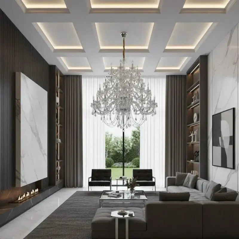 Villa Foyer Extra Large Crystal Chandelier ChandeliersLife®
